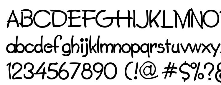 glyphs Second Grader font, сharacters Second Grader font, symbols Second Grader font, character map Second Grader font, preview Second Grader font, abc Second Grader font, Second Grader font
