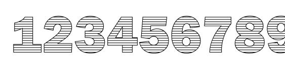 Secure 25a Font, Number Fonts