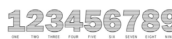 Secure 26a Font, Number Fonts
