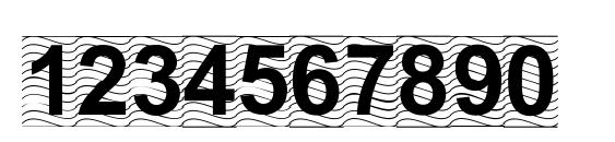 Secure13a Font, Number Fonts