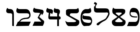 Sefer ah Font, Number Fonts