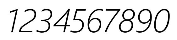 Segoe ui light italic Font, Number Fonts