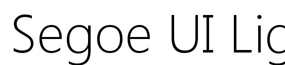 шрифт Segoe UI Light, бесплатный шрифт Segoe UI Light, предварительный просмотр шрифта Segoe UI Light