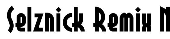 Selznick Remix NF font, free Selznick Remix NF font, preview Selznick Remix NF font