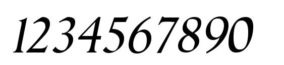 Semper Italic Font, Number Fonts