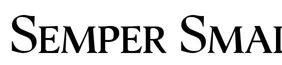 Semper SmallCaps Font