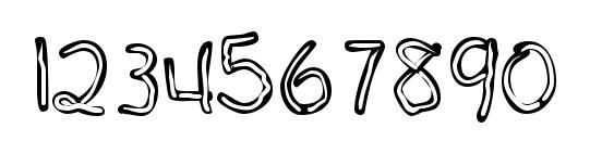 Senfstreifen Scharf DB Font, Number Fonts