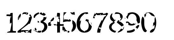 Seraphim Font, Number Fonts
