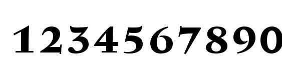 SerapionIISC Bold Font, Number Fonts