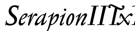 SerapionIITxN Italic Font