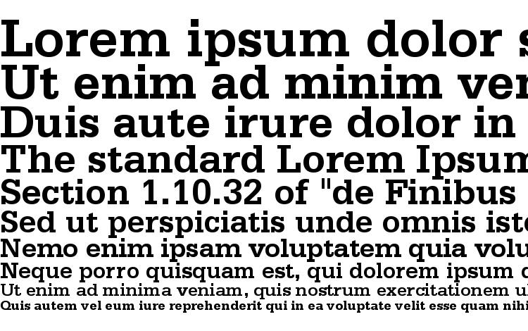 specimens Serifa Bold BT font, sample Serifa Bold BT font, an example of writing Serifa Bold BT font, review Serifa Bold BT font, preview Serifa Bold BT font, Serifa Bold BT font