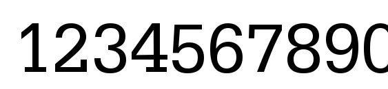 Serifa BT Font, Number Fonts