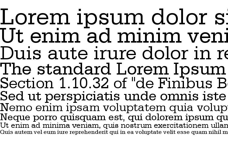 specimens Serifa BT font, sample Serifa BT font, an example of writing Serifa BT font, review Serifa BT font, preview Serifa BT font, Serifa BT font