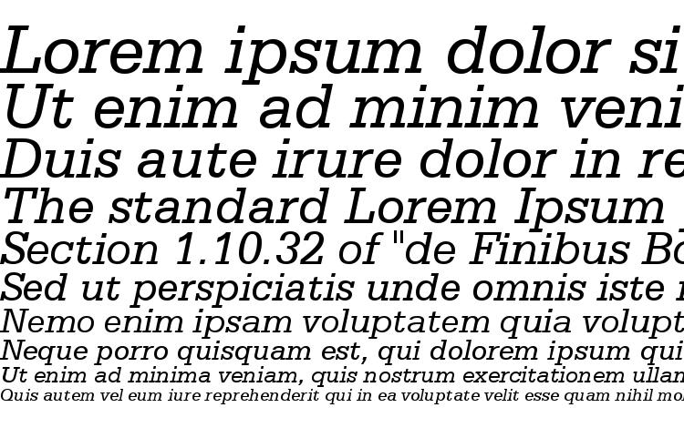 specimens Serifa Italic BT font, sample Serifa Italic BT font, an example of writing Serifa Italic BT font, review Serifa Italic BT font, preview Serifa Italic BT font, Serifa Italic BT font