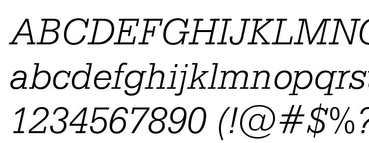 glyphs Serifa Light Italic BT font, сharacters Serifa Light Italic BT font, symbols Serifa Light Italic BT font, character map Serifa Light Italic BT font, preview Serifa Light Italic BT font, abc Serifa Light Italic BT font, Serifa Light Italic BT font