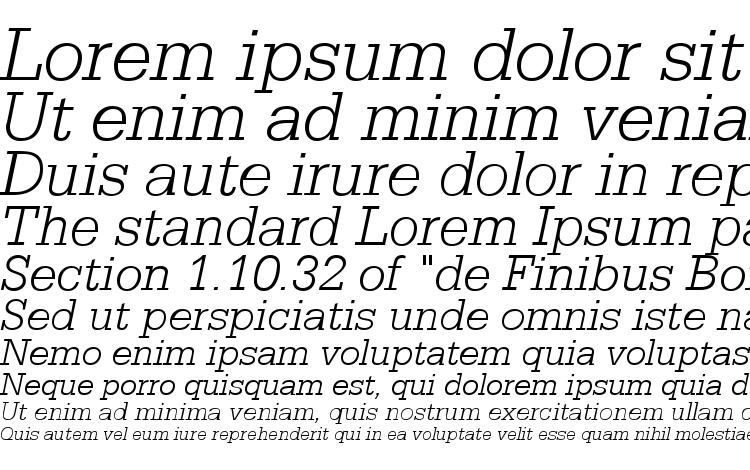 образцы шрифта Serifa LT 46 Light Italic, образец шрифта Serifa LT 46 Light Italic, пример написания шрифта Serifa LT 46 Light Italic, просмотр шрифта Serifa LT 46 Light Italic, предосмотр шрифта Serifa LT 46 Light Italic, шрифт Serifa LT 46 Light Italic