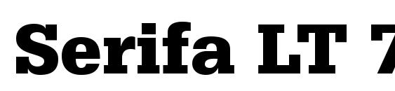 Serifa LT 75 Black font, free Serifa LT 75 Black font, preview Serifa LT 75 Black font