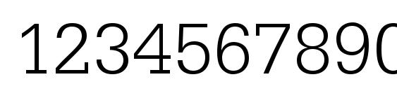 SerifaDEELig Font, Number Fonts