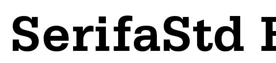 шрифт SerifaStd Bold, бесплатный шрифт SerifaStd Bold, предварительный просмотр шрифта SerifaStd Bold