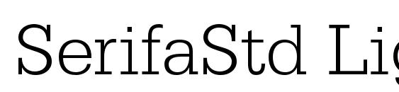 шрифт SerifaStd Light, бесплатный шрифт SerifaStd Light, предварительный просмотр шрифта SerifaStd Light
