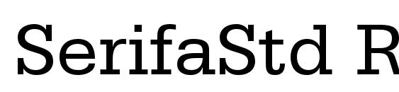 шрифт SerifaStd Roman, бесплатный шрифт SerifaStd Roman, предварительный просмотр шрифта SerifaStd Roman