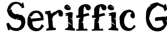 Seriffic Grunge Font