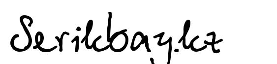 Serikbay.kz font, free Serikbay.kz font, preview Serikbay.kz font