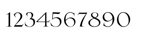 Serlio LH Font, Number Fonts