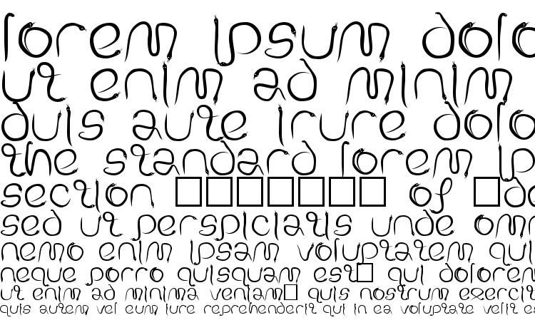 specimens Serpent Regular font, sample Serpent Regular font, an example of writing Serpent Regular font, review Serpent Regular font, preview Serpent Regular font, Serpent Regular font