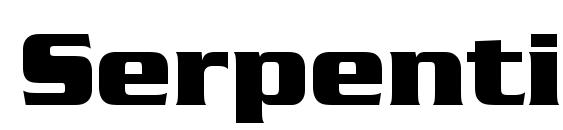 шрифт SerpentineDEEBol, бесплатный шрифт SerpentineDEEBol, предварительный просмотр шрифта SerpentineDEEBol