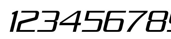 SerpentineSansICG LightOblique Font, Number Fonts