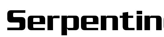 шрифт SerpentineSansICG, бесплатный шрифт SerpentineSansICG, предварительный просмотр шрифта SerpentineSansICG