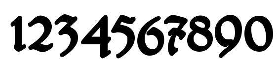 Serpentisblack Font, Number Fonts