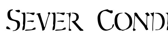 шрифт Sever Condensed, бесплатный шрифт Sever Condensed, предварительный просмотр шрифта Sever Condensed
