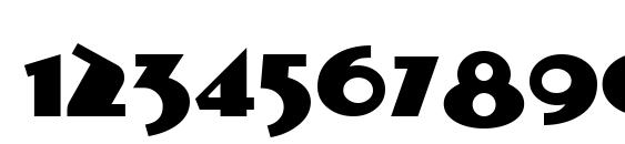 Severina Font, Number Fonts