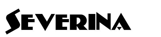 шрифт Severina, бесплатный шрифт Severina, предварительный просмотр шрифта Severina