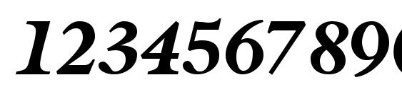 Sevilla Regular DB Font, Number Fonts