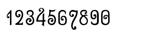 Шрифт Sevilladecor, Шрифты для цифр и чисел