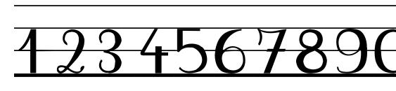 Seyesbdl Font, Number Fonts