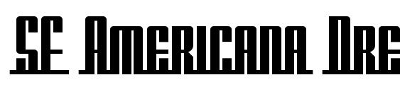 SF Americana Dreams SC Upright Bold Font