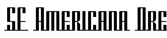 SF Americana Dreams SC Upright Font