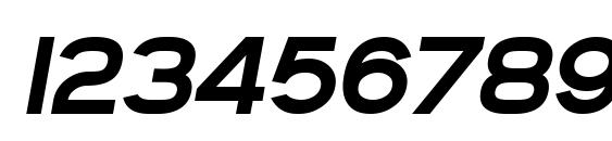 SF Arborcrest Heavy Oblique Font, Number Fonts