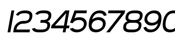 SF Arborcrest Medium Oblique Font, Number Fonts