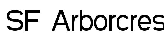 шрифт SF Arborcrest Medium, бесплатный шрифт SF Arborcrest Medium, предварительный просмотр шрифта SF Arborcrest Medium