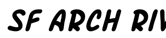 SF Arch Rival Bold Italic font, free SF Arch Rival Bold Italic font, preview SF Arch Rival Bold Italic font