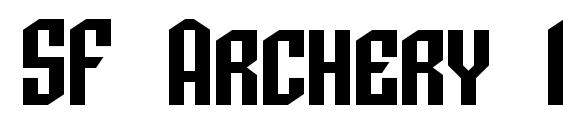 шрифт SF Archery Black SC, бесплатный шрифт SF Archery Black SC, предварительный просмотр шрифта SF Archery Black SC