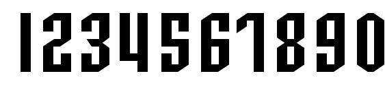 SF Archery Black Font, Number Fonts