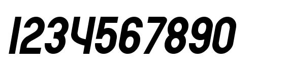 SF Atarian System Bold Italic Font, Number Fonts