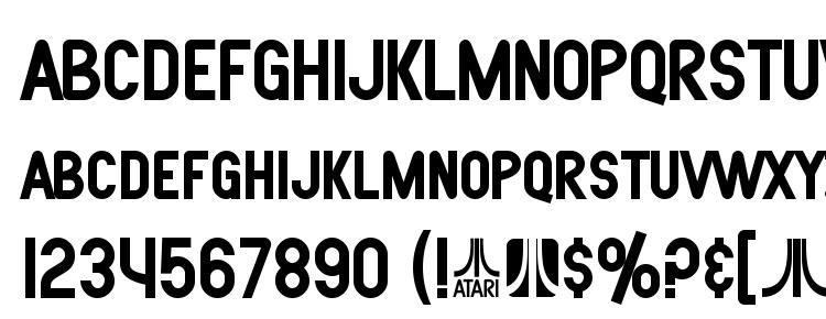 glyphs SF Atarian System Bold font, сharacters SF Atarian System Bold font, symbols SF Atarian System Bold font, character map SF Atarian System Bold font, preview SF Atarian System Bold font, abc SF Atarian System Bold font, SF Atarian System Bold font