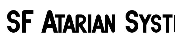 SF Atarian System Bold Font